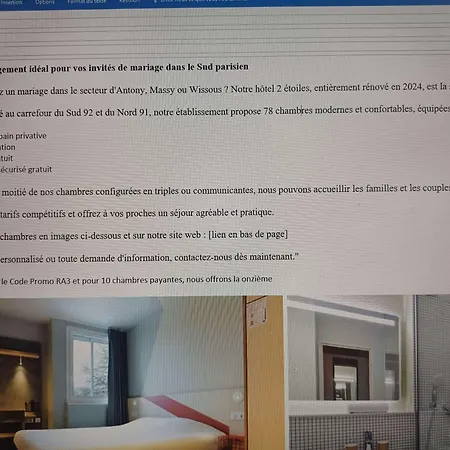Ibis Budget Massy Hotel Antony